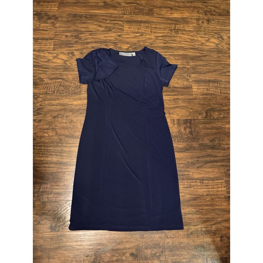 George Simonton Navy Blue Short Sleeve Dress Size Small